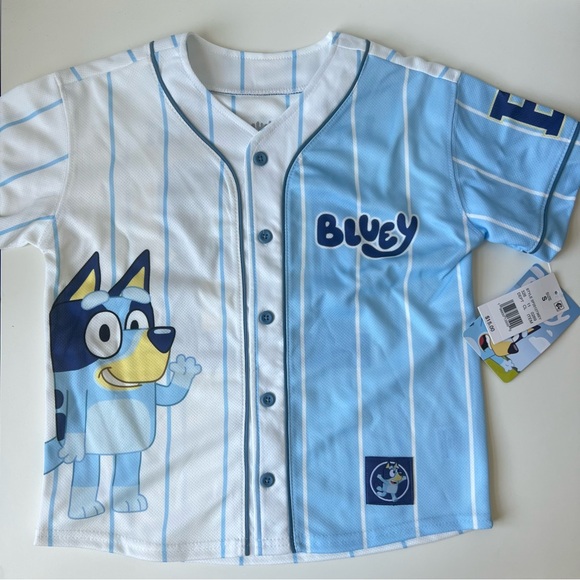 Boys' Bluey Baseball Jersey - S - Picture 1 of 5